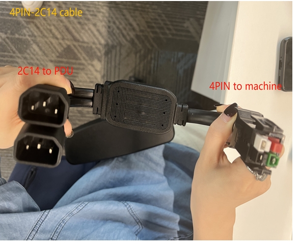 Cable for A1366I (4pin-2c14)